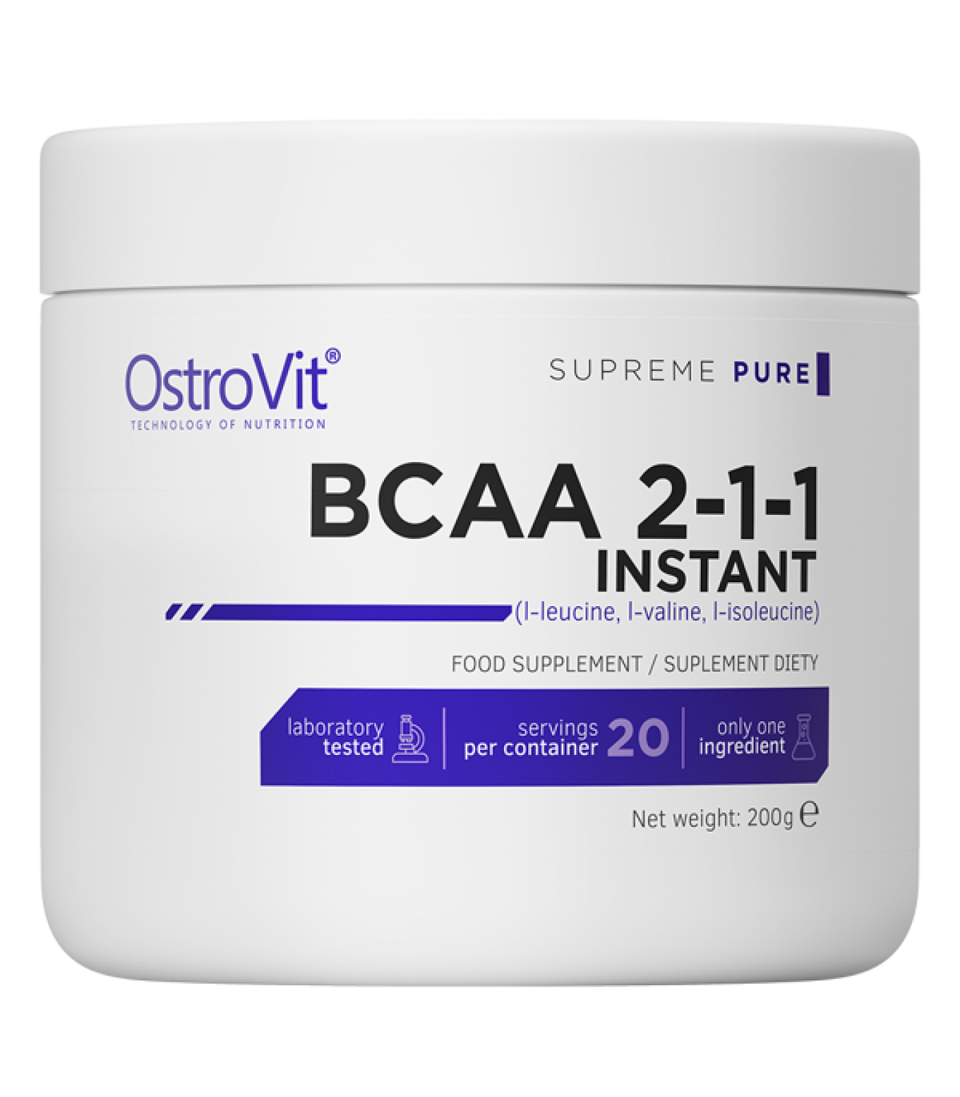 Ostrovit - BCAA 2:1:1 Instant Powder / 200gr.